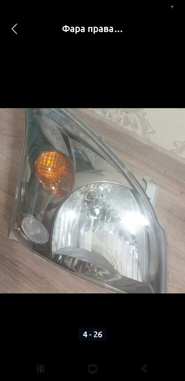 Передние фары: Комплект передних фар Toyota 2005 г., Б/у, Оригинал, Япония — 5