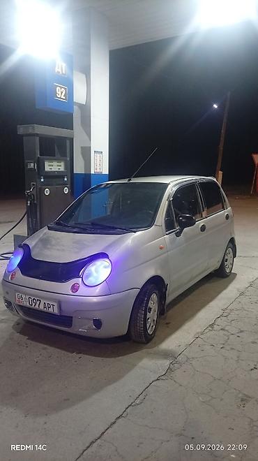 полик 5 д: Daewoo Matiz: 2006 г., 0.8 л, Механика, Бензин, Хэтчбэк — 2