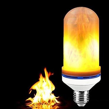mini banane: Plamen led sijalica e27 imitacija vatre. LED svetla imitira veoma — 1