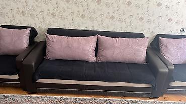 bellona divan: Divan kreslo Bellona mebelden alinib 1 qolunda cuzi difekti var acilan — 4