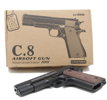 пистол: Металлический пистолет 1911 c8 air soft gun металлический пистолет