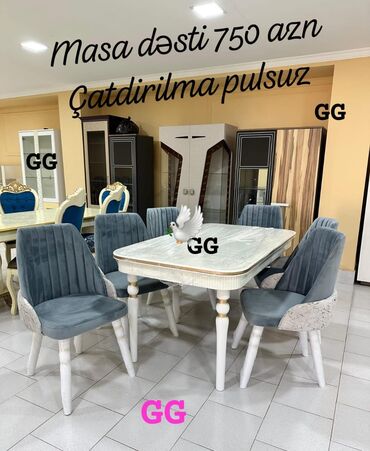 Masa və oturacaq dəstləri: Masa desti yeni