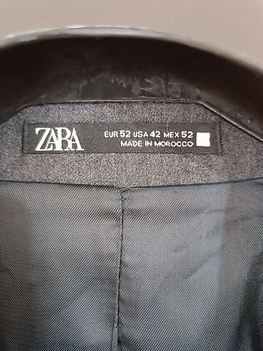 пижам: Мужской костюм, XL, L, Zara, Новый, цвет - Серый, Бесплатная доставка — 4