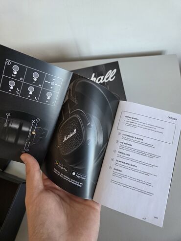 Qulaqcıqlar: Simsiz (Bluetooth) Qulaqcıqlar, Marshall, rəng - Qara — 9