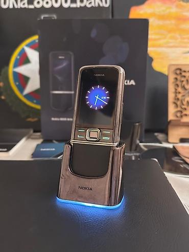 Nokia: Nokia 8000 4G, 2 GB, rəng - Qəhvəyi, Düyməli — 4