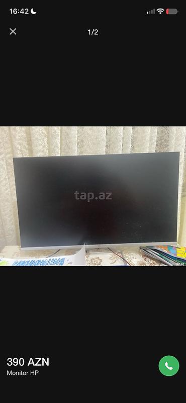 logitech mx master: HP monitor - Ekran: incə çərçivəli, genişformat panel - Rəng: gümüşü — 2