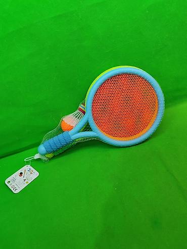 Игрушки: Теннис бадминтон детский игра с ракетками🎾 Комплектация товара — 4