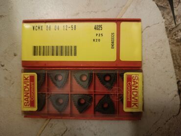 Digər alətlər: Torna və frezə üçün kəsici lövhəciklər (karbid insertlər) komplekti - — 38