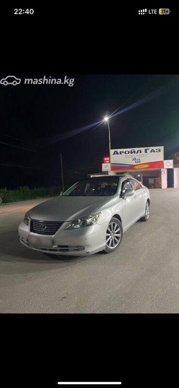 жаз машина цена бишкек: Серебристый седан Lexus ES 350 с плавными линиями кузова и элегантным