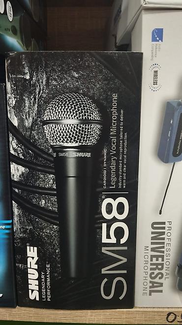 shure glxd4: Shure mikrofonları – peşəkar səs üçün tam seçim - Modellər: SM58 — 1