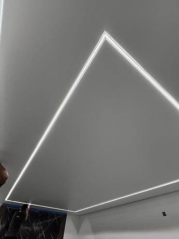 Натяжной потолок: Натяжной потолок Матовое Монтаж — 10