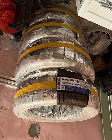 17 lik disk teker: Goddard Transforce 768 təkər dəsti - Ölçü: 255/50 R19 - Yük/ sürət — 1