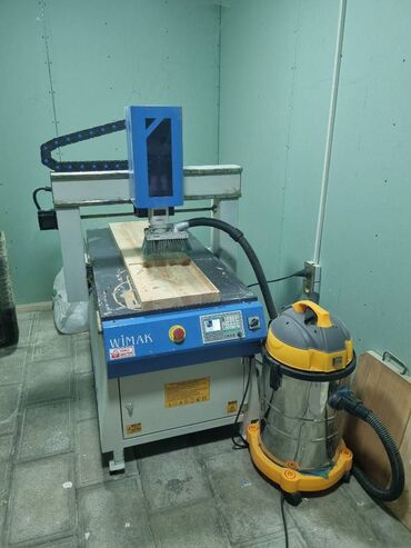 PVC dəzgahları: CNC router Wimak 60x90 600x900mm iş sahəsi. 220 V Tozsoran sistemi