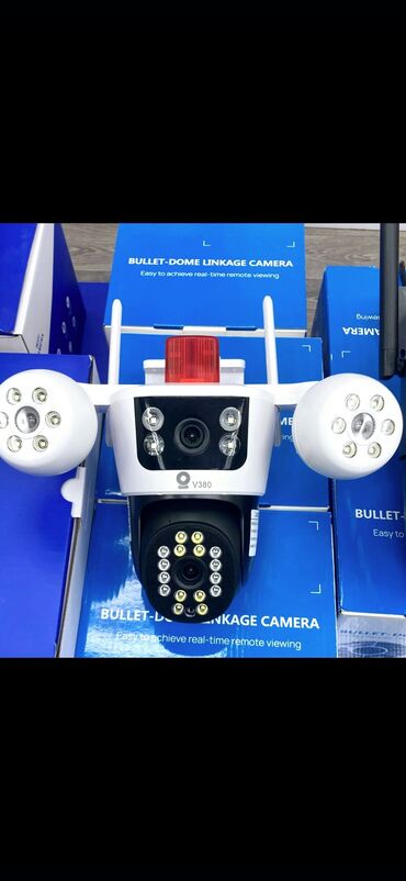 Videomüşahidə: Simsiz wifi ptz 3 kamera 360° 8mp/4k çöl səraiti ücün matorlu 3