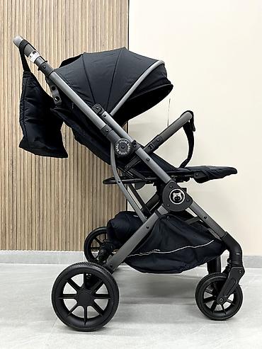 900: Детская прогулочная коляска Ining Baby 103 PRO (Black) — стильная — 1