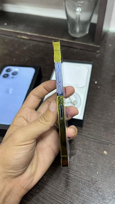 Уюлдук телефондор жана аксессуарлар: IPhone 13 Pro, 256 ГБ, цвет Sierra Blue (модель A2483). Комплектация — 5