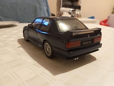 39 bmw: BMW M3 (E30) kolleksiya model avtomobili – detallı metal die-cast — 2