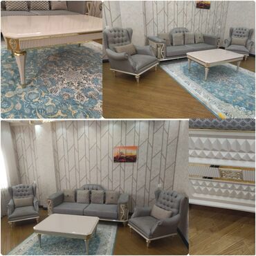 реставрация старой мебели в баку: Б/у, Журнальный стол, Диван, Кресла