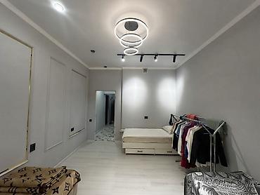 цокольная квартира: 2 комнаты, 45 м², Кок-Жар мкр Элитка, Цокольный этаж этаж, Евроремонт — 3