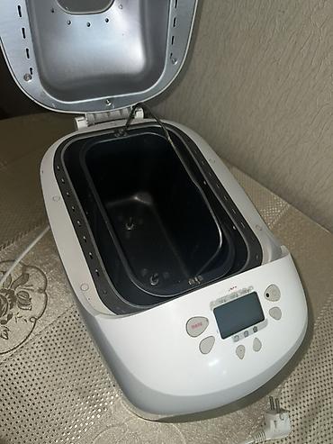 corek bisiren soba: Elektrik çörəkbişirən aparat - Rəng: ağ - Üst qapaqda baxış pəncərəsi — 5