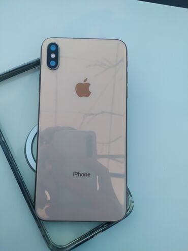 telefonlar mingəçevir: IPhone Xs Max, 64 ГБ, Matte Gold, Face ID, Отпечаток пальца