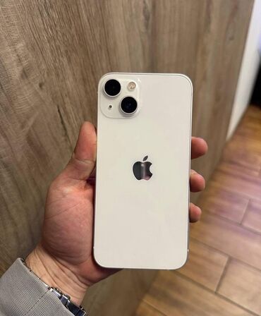 i̇pona: IPhone 13, 128 GB, Ağ, Zəmanət, Simsiz şarj, Face ID