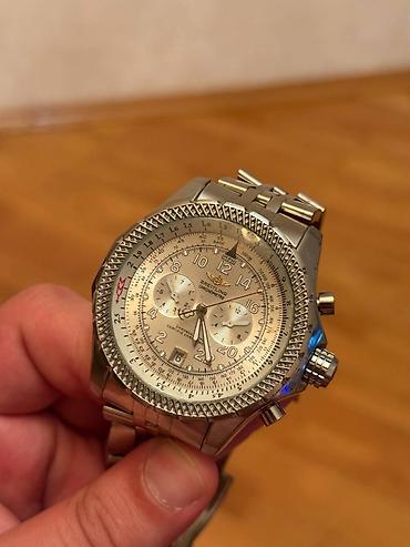 idman saatı: Breitling xronoqraf qol saatı – paslanmayan polad - Korpus və qolbaq — 1