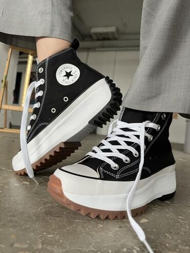 кеды обувь: Кеды оригинал с Америки converse runs star hike, 39 размер