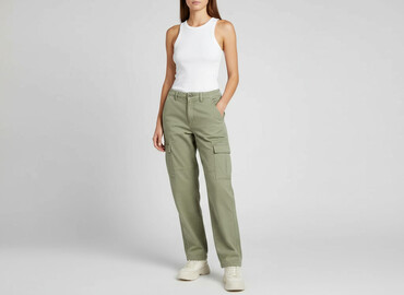 Spodnie cargo: H&M Divided, Spodnie cargo damskie, rozmiar L
