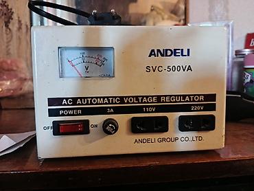 çilədağı bitkisi qiyməti: IEKO AVR-500W və ANDELI SVC-500VA gərginlik stabilləşdiriciləri — 3