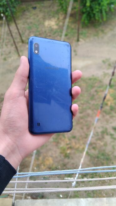telefon hissleri: Samsung A10, 32 GB, rəng - Mavi