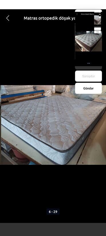Matraslar: Yeni, Ortopedik matras, İki nəfərlik — 25