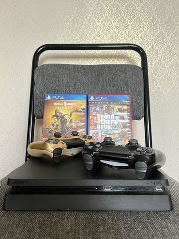 домашний компьютер игровой: Продаю срочно ps4 slim 500 гб С двумя оригинальными джойстиками Со