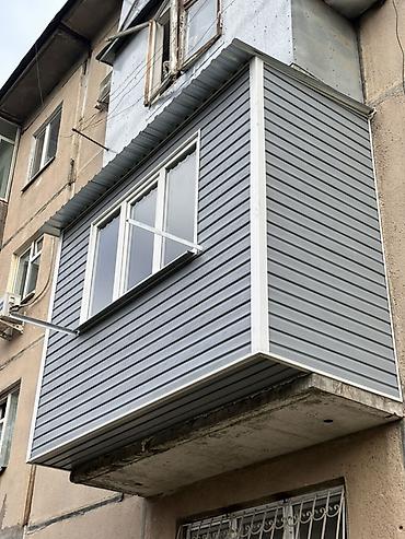 миникан: Застекление и внешняя отделка балкона (распашная система ПВХ) с — 10