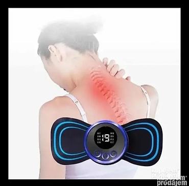 chat dopisivanje: Bežični EMS masažer za mišiće – jastučić sa gel nalepnicom i LED — 1