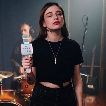 Вокальные микрофоны: Беспроводной караоке-микрофон Hoco BK5 Big Horn - Формат: микрофон с — 8