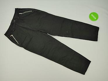 czarne cargo pull and bear: Reserved YFL, Spodnie materiałowe damskie, rozmiar XS — 2