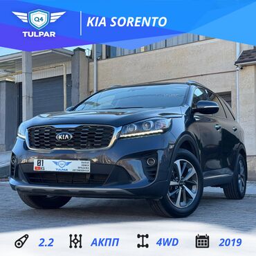 Hyundai: Kia Sorento: 2019 г., 2.2 л, Автомат, Дизель, Внедорожник