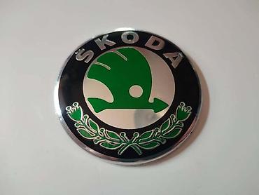 Umetnost i kolekcionarstvo: ZADNJI ZNAK 80MM ZA ŠKODA RAPID, FABIA, FELICIA . | Zadnji znak za — 1