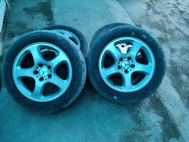 купить диски на авто в бишкеке: Дөңгөлөктөр монтажда 215 / 65 / R 16, Жай, Колдонулган, Комплект, Жеңил унаалар, Куйма, тешиктери - 5