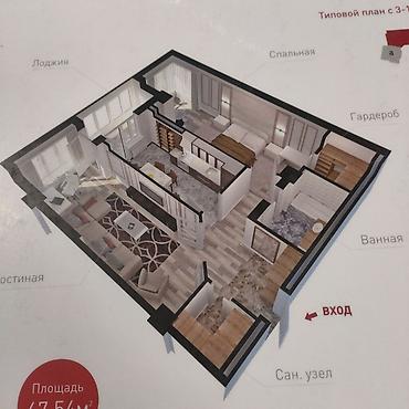 Продажа квартир: 2 комнаты, 67 м², Элитка, 3 этаж, Евроремонт — 20