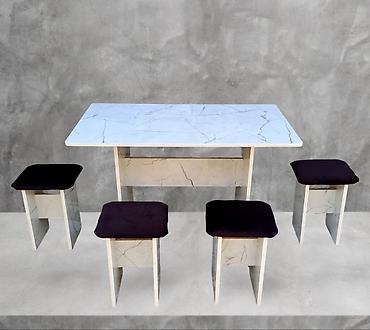 Кухонные столы и стулья: Кухонный стол и стул, Новый, Платная доставка, Самовывоз at lalafo.kg — 11 Кухонные столы и стулья: Кухонный стол и стул, Новый, Платная доставка, Самовывоз — 11