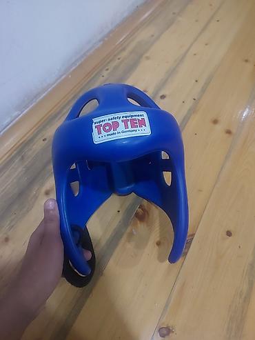 Dəbilqələr: TopTen kask A klass M razmer Mavi reng Cırığı falan yoxdur Tecili — 1