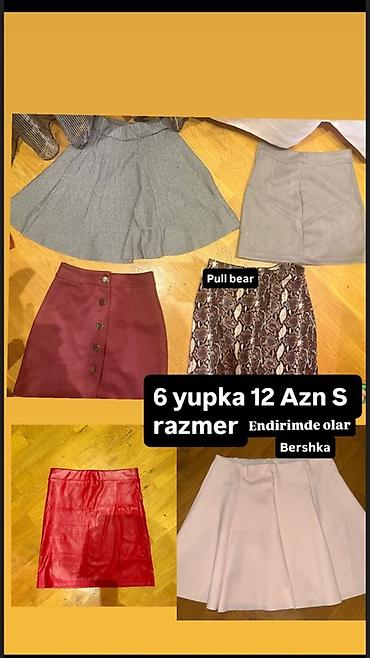 deri etek: Mini Ətək, Bershka, Dəri, S — 1