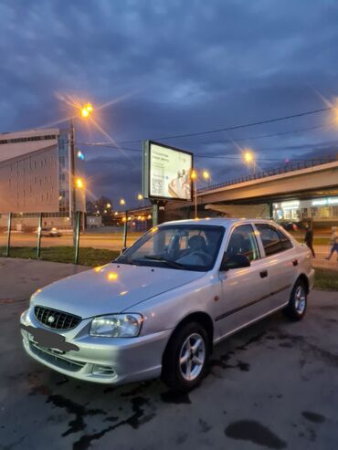 инамарка машина: Hyundai Accent: 2003 г., 1.5 л, Механика, Бензин, Седан