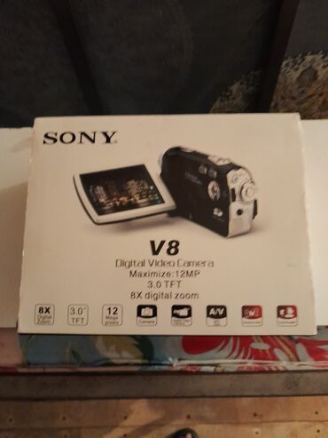 Haima: Sony V8 rəqəmsal video kamera 12 meqapiksel təsvir ölçüsü və 8x