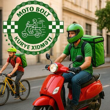 Taksi, logistika, çatdırılma: Moto-kuryer tələb olunur, Gündəlik ödəniş, Təcrübəsiz