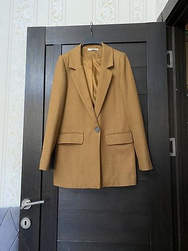 klassik şalvar: Qadın üçün klassik blazer M razmer - Rəng: karamelli/qəhvəyi ton - — 1