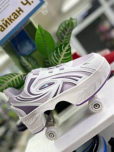 Ролики: 🔥 Стильные роликовые кроссовки для активных ребят! ✅ Хорошо держатся — 5