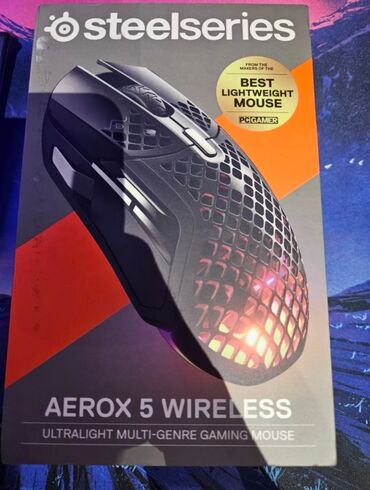 sto za laptop: Steelseries Aerox 5 wireless Мышка использовалась меньше двух месяцев